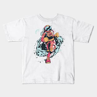 Spaceman Runner Kids T-Shirt